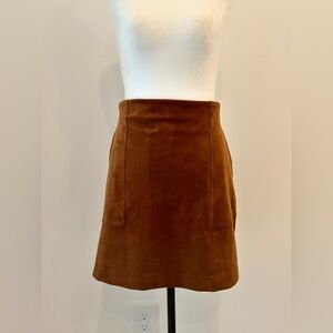 Banana Republic - faux suede skirt
